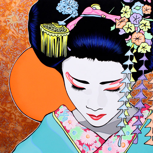 geisha reflection