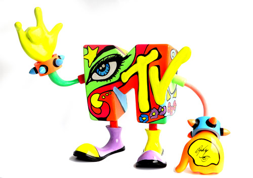 mtv hand painted toy